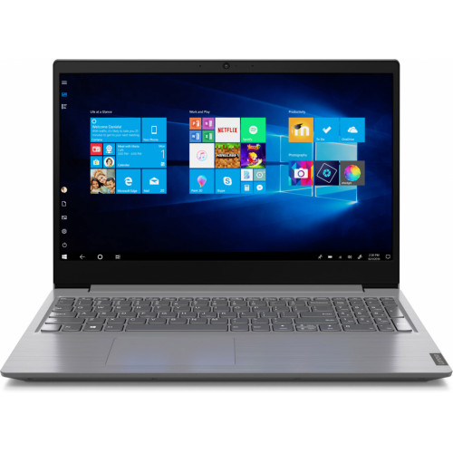 Lenovo V15-IKB 15.6" FHD(1920x1080) AG, I3-8130U_2,2G, 4GB DDR4,128GB_SSD_M.2, Intel HD Graphics, WiFi, BT, Camera, 2cell, no OS, GREY steel, 2,1 kg, 1y,c.i