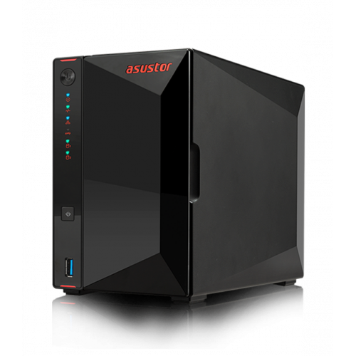 ASUSTOR AS5202T 2-Bay NAS/Media player/Intel Celeron J4005 2.0GHz up to 2.7GHz (Dual-Core ), 2GB SO-DIMM DDR4, noHDD(HDD,SSD),/2x 2,5Gb (LAN)/3xUSB3.2,HDMI/4ip camera license ; 90IX0171-BW3S10 ASUSTOR AS5202T 2-Bay NAS/Media player/Intel Celeron J4005 2.0GHz up to 2.7GHz (Dual-Core ), 2GB SO-DIMM DDR4, noHDD(HDD,SSD),/2x 2,5Gb (LAN)/3xUSB3.2,HDMI/4ip camera license ; 90IX0171-BW3S10