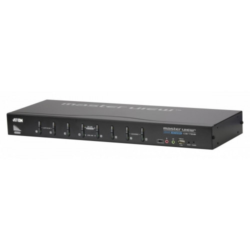 ATEN CS1768 –  8 портовый KVM переключатель USB DVI,  стоечнная установка 