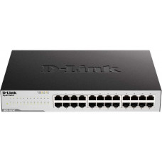 D-Link DGS-1024C/B1A, L2 Unmanaged Switch with 24 10/100/1000Base-T ports.16K Mac address, Auto-sensing, 802.3x Flow Control, Auto MDI/MDI-X for each port, 802.1p QoS, D-Link Green technology, Metal