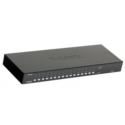 D-Link KVM-450, Stackable rack mount 16-port KVM Switch [KVM-450/C1A]