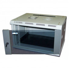 Шкаф настенный 2, 18U 600x450, стеклянная дверь - TWT-CBW2-18U-6x4