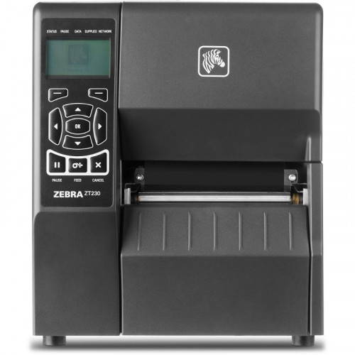 Zebra TT Printer ZT230; 300 dpi, Euro and UK cord, Serial, USB, Parallel, Liner take up w/ peel Zebra TT Printer ZT230; 300 dpi, Euro and UK cord, Serial, USB, Parallel, Liner take up w/ peel