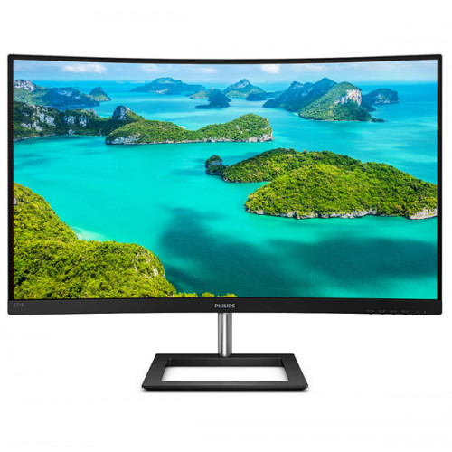 27" Philips 271E1CA изогнутый 1920x1080 75Гц VA W-LED 16:9 4ms(GtG) VGA HDMI 50M:1 3000:1 178/178 250cd Tilt Speakers Black - 271E1CA/01
