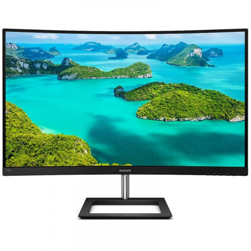 31,5" Philips 328E1CA изогнутый 3840x2160 VA W-LED 16:9 4ms 2*HDMI DP 2500:1 20M:1 178/178 250cd Speakers FlickerFree Tilt Black