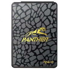 Apacer SSD PANTHER AS340 240Gb SATA 2.5" 7mm, R550/W520 Mb/s, 3D TLC, IOPS 96/30K, MTBF 1.5M, 140TBW, Retail, 3 years (AP240GAS340G-1)