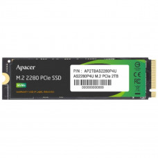 Apacer SSD AS2280P4U 2TB M.2 2280 PCIe Gen3x4, R3500/W3000 Mb/s, 3D NAND, MTBF 1.8M, NVMe, 1300TBW, Retail, 5 years (AP2TBAS2280P4U-1)