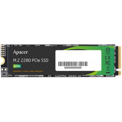 Apacer SSD AS2280P4 512Gb M.2 2280 PCIe Gen3x4, R2100/W1500 Mb/s, 3D TLC, MTBF 1.5M, NVMe 1.3, 400TBW, Retail, 3 years (AP512GAS2280P4-1) Apacer SSD AS2280P4 512Gb M.2 2280 PCIe Gen3x4, R2100/W1500 Mb/s, 3D TLC, MTBF 1.5M, NVMe 1.3, 400TBW, Retail, 3 years (AP512GAS2280P4-1)