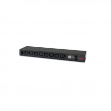 APC Rack PDU, Metered, 1U, 12A/208V, 10A/230V, (8) C13.