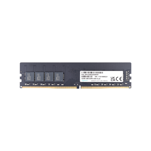 Apacer DDR4 32GB 2666MHz UDIMM (PC4-21300) CL19 1.2V (Retail) 2048x8 3 years (AU32GGB26CRBBGH/EL.32G2V.PRH) Apacer DDR4 32GB 2666MHz UDIMM (PC4-21300) CL19 1.2V (Retail) 2048x8 3 years (AU32GGB26CRBBGH/EL.32G2V.PRH)