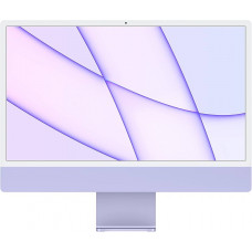 Apple 24-inch iMac (2021): Retina 4.5K, Apple M1 chip with 8core CPU & 8core GPU, 16GB, 256GB SSD, Purple