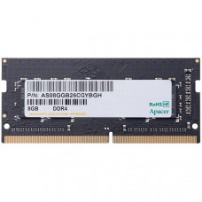 Apacer DDR4 8GB 2666MHz SO-DIMM (PC4-21300) CL19 1.2V (Retail) 1024*8 3 years (AS08GGB26CQYBGH/ES.08G2V.GNH)