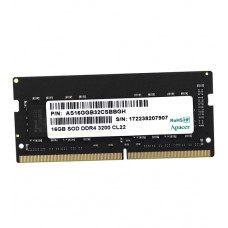 Apacer DDR4 16GB 3200MHz SO-DIMM (PC4-25600) CL22 1.2V (Retail) 2048*8 3 years (AS16GGB32CSBBGH/ES.16G21.PSH)