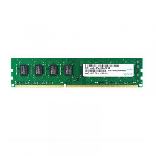 Apacer DDR3 4GB 1600MHz UDIMM (PC3-12800) CL11 1.5V (Retail) 512*8 3 years (AU04GFA60CATBGC/DL.04G2K.KAM) Apacer DDR3 4GB 1600MHz UDIMM (PC3-12800) CL11 1.5V (Retail) 512*8 3 years (AU04GFA60CATBGC/DL.04G2K.KAM)
