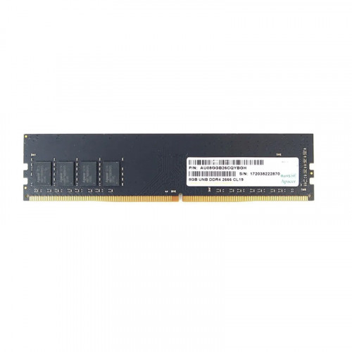 Apacer DDR4 8GB 2666MHz UDIMM (PC4-21300) CL19 1.2V (Retail) 1024*8 3 years (AU08GGB26CQYBGH / EL.08G2V.GNH) Apacer DDR4 8GB 2666MHz UDIMM (PC4-21300) CL19 1.2V (Retail) 1024*8 3 years (AU08GGB26CQYBGH / EL.08G2V.GNH)