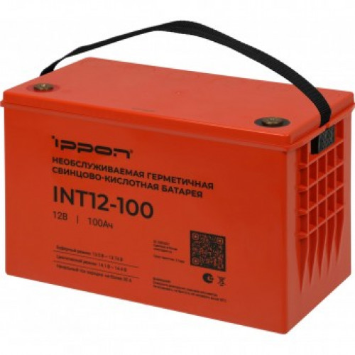 Батарея для ИБП Ippon INT12-100 12В 100Ач Батарея для ИБП Ippon INT12-100 12В 100Ач