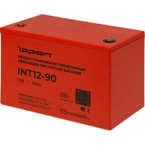 Батарея для ИБП Ippon INT12-90 12В 90Ач Батарея для ИБП Ippon INT12-90 12В 90Ач