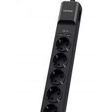 Сетевой фильтр CyberPower B0520SUC0-DE 5 розеток 2 USB