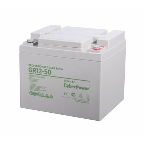 Аккумуляторная батарея CyberPower GR 12-50 GEL 12В 50Ач Аккумуляторная батарея CyberPower GR 12-50 GEL 12В 50Ач