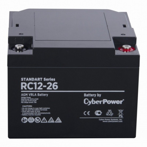 Аккумулятор CyberPower RC 12-26 12В 26Ач Аккумулятор CyberPower RC 12-26 12В 26Ач