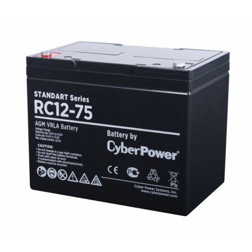 Аккумуляторная батарея CyberPower RC 12-75 Аккумуляторная батарея CyberPower RC 12-75