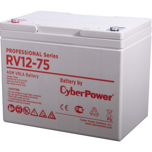 Аккумулятор CyberPower RV 12-75 Аккумулятор CyberPower RV 12-75