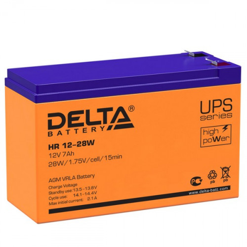 Аккумуляторная батарея Delta HR12-28W