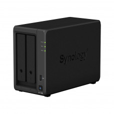 'Synology QC2,0GhzCPU/2GB(upto6)/RAID0,1,10,5,6/up to 2HDDs SATA(3,5' or 2,5')(upto 7 with DX517)/2xUSB3.0/2GigEth/iSCSI/2xIPcam(up to40)/1xPS/3YW (repl DS718+)'