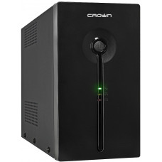 ИБП CROWN 800VA/480W, корпус металл, 1x12V/9AH, выходные розетки 4*EURO+1*IEC С13 bybass, трансформатор AVR 140-290V, cъёмный кабель 1.8 м, порт RJ-11/45, порт USB, LED-индикация, защита батареи от полного разряда, от перегрузки, от КЗ, ПО
