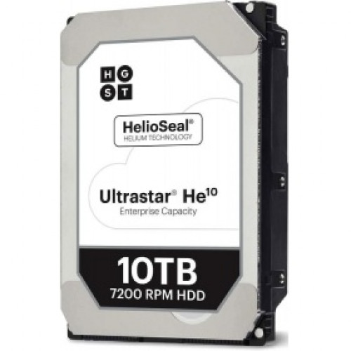 HGST Enterprise HE10 HDD 3.5" SAS 10000Gb, 7200rpm, 256MB buffer (HUH721010AL5204 Hitachi Ultrastar Helium HE10), 1 year