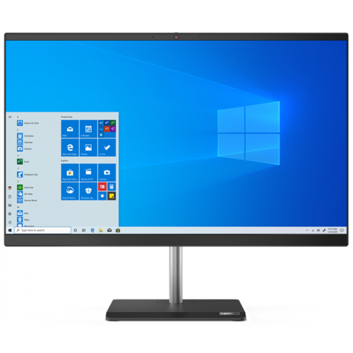 Lenovo V50a-24IMB All-In-One 23,8" i3-10100T, 8GB, 1TB HDD 7200rpm, 256GB SSD M.2, Intel UHD 630, WiFi, BT, DVD-RW, HD Cam, VESA, USB KB&Mouse, NoOS, 1Y OS - 11FJ00AXRU