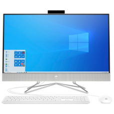 HP 22-df0048ur NT 21.5" FHD(1920x1080) AMD Ryzen3 3250U, 8GB DDR4 2400 (1x8GB), HDD 1Tb + SSD 128Gb, AMD Integrated Graphics, noDVD, kbd&mouse wired, HD Webcam, Snow White, FreeDos, 1Y Wty