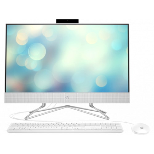 HP 24-df0014ur NT 23.8" FHD(1920x1080) AMD Athlon 3050U, 4GB DDR4 2400 (1x4GB), SSD 128Gb, AMD Integrated Graphics, noDVD, kbd&mouse wired, HD Webcam, Snow White, Win10, 1Y Wty