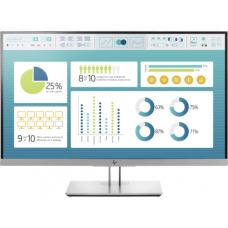 HP EliteDisplay E273 LED 27 Monitor 1920x1080, 16:9, IPS, 250 cd/m2, 1000:1, 5ms, 178°/178°, VGA, HDMI, DisplayPort, USB 3.0x2, height, tilt, swivel, pivot, Black&Silver