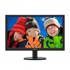 23,6" Philips 243V5QSBA 1920x1080 MVA LED 16:9 8ms VGA DVI 10M:1 178/178 250cd Black