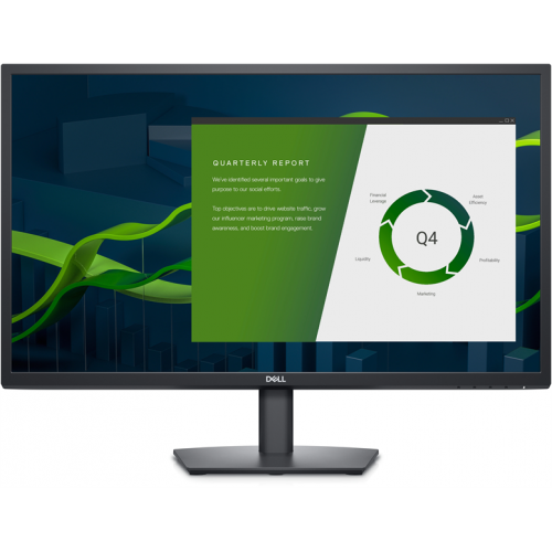Dell 27" E2722H LCD BK/BK (IPS; 16:9; 300 cd/m2; 1000:1; 5ms; 1920x1080; 178/178; VGA; DP 1.2; Tilt)