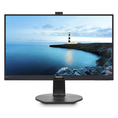 27" Philips 272B7QPTKEB 2560x1440 IPS W-LED 16:9 5ms VGA HDMI miniDP DP 3*USB3.0 20M:1 178/178 350cd Webcam HAS Pivot Tilt Swivel Speakers Black (незначительное повреждение коробки) - 272B7QPTKEB/00-NC1