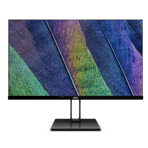 27" AOC 27V2Q 1920x1080 IPS W-LED 16:9 5ms HDMI DP 20M:1 178/178 250cd Tilt Black (незначительное повреждение коробки) - 27V2Q-NC1