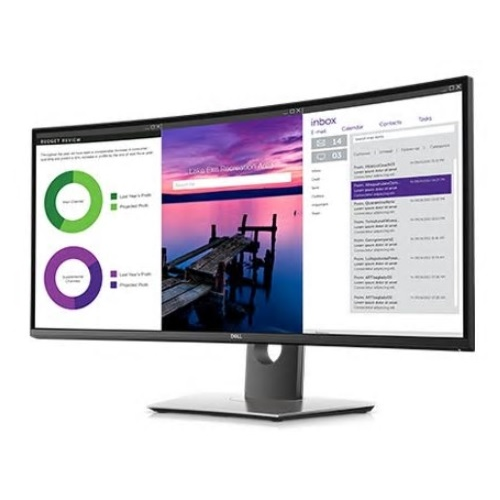 Dell 34"    U3419W Curved LCD BK/BK ( IPS; 21:9; 300 cd/m2; 1000:1/2M:1; 3440x1440; 5ms; 178/178;  2хHDMI; DP; mini DP; USB; HAS; Tilt; Spk 2х9W) (незначительное повреждение коробки) - 3419-2583-NC1