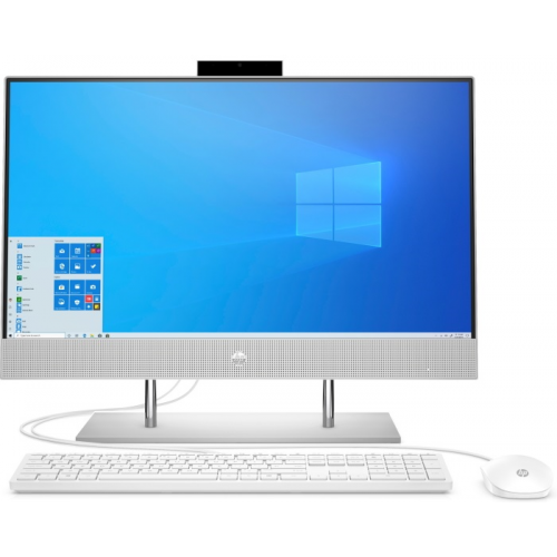 HP 24-dp0060ur NT 23.8" FHD(1920x1080) AMD Ryzen 5 4500U, 8GB DDR4 3200 (1x8GB), SSD 256Gb, AMD Integrated Graphics, noDVD, kbd&mouse wired, HD Webcam, Natural Silver, Win10, 1Y Wty, repl. 14Q15EA