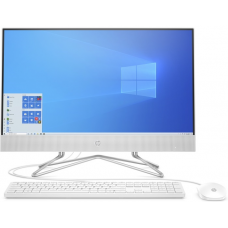 HP 24-df0131ur NT 23.8" FHD(1920x1080) Celeron J4025, 4GB DDR4 2400 (1x4GB), SSD 128Gb, Intel Internal Graphics, noDVD, kbd&mouse wired, HD Webcam, Snow White, Win10, 1Y Wty, repl. 14Q01EA
