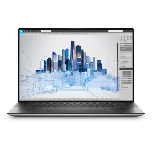 Precision 5560 Core i7-11850H (2,5GHz) 15,6" FullHD+  WVA AG 16:10 32GB (2x 16GB) DDR4 1TB SSD (M.2 PCIe) NV RTX A2000 (4GB DDR6) FPR, TPM, vPro 6 cell (8 6WHr) W10 Pro 3y ProS+NBD - 5560-0600