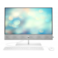 HP Pavilion I 27-d1019ur NT 27" FHD(1920x1080) Core i5-11500T, 8GB DDR4 2933 (1x8GB), SSD 512Gb, NVIDIA Gef MX350 4GB, no DVD, kbd&mouse wired, 5MP Webcam, White,Wrls Chgr, Win11, 1Y Wty