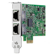 Сетевой адаптер HPE Ethernet Adapter, 332T, Broadcom, 2x1Gb, PCIe(2.0), for G7/Gen8/Gen9/Gen10 servers - [615732-B21]