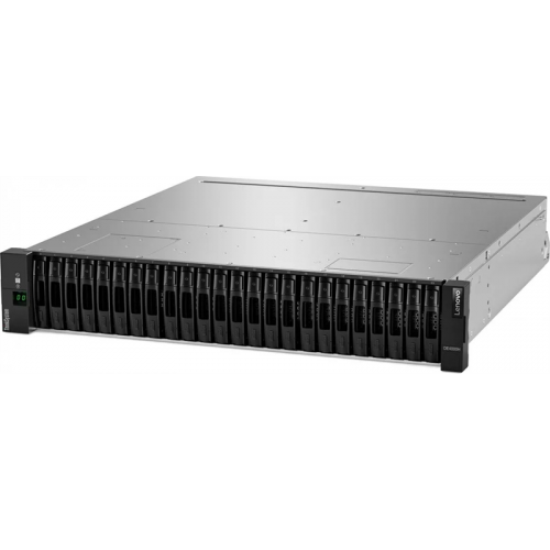 Lenovo TCH ThinkSystem DE4000H FC/iSCSI Hybrid Flash Array Rack 2U,noHDD SFF(upto 24),64GB cache,4x16Gb FC base ports [no SFPs],8x16Gb FC HIC ports [no SFPs],2x913W p/s,2x1.5m p/c(former 7Y751003EA)