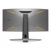 BENQ 34" EX3410R MOBIUZ Curvature 1000R VA LED 3440x1440@60Hz 2(1)ms 21:9 350(400)cd/m2 1000:1 178/178 2*HDMI DP 2*USB 3.0 USB -B Speaker HAS Swivel Tilt Flicker-free Metallic Grey BENQ 34" EX3410R MOBIUZ Curvature 1000R VA LED 3440x1440@60Hz 2(1)ms 21:9 350(400)cd/m2 1000:1 178/178 2*HDMI DP 2*USB 3.0 USB -B Speaker HAS Swivel Tilt Flicker-free Metallic Grey