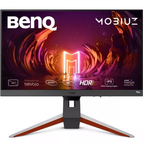 BENQ 23,8" EX240 MOBIUZ 1920x1080 165Гц IPS LED backlight 16:9 350cd/m2 2ms(GtG) 1000:1 178/178 2*HDMI2.0 DP1.4 USB-B 2*USB 3.0 Speaker Tilt Swivel HAS Dark Grey