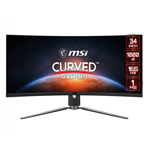 MSI MPG ARTYMIS 343CQR 34" 21:9 UWQHD(3440x1440)VA Curve, 1ms, 3000:1,100M:1,400nit,178/178, 2xHDMI 2.0, DP 1.4, USB-C, 2xUSB 3.2 Gen1 Type-A, USB 3.2 Gen1 Type-B,Tilt,Swivel,Height,VESA,165Hz,1y w-ty MSI MPG ARTYMIS 343CQR 34" 21:9 UWQHD(3440x1440)VA Curve, 1ms, 3000:1,100M:1,400nit,178/178, 2xHDMI 2.0, DP 1.4, USB-C, 2xUSB 3.2 Gen1 Type-A, USB 3.2 Gen1 Type-B,Tilt,Swivel,Height,VESA,165Hz,1y w-ty
