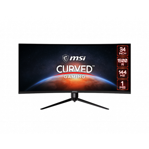 MSI Optix MAG342CQR 34" 21:9 UWQHD(3440x1440)VA Curve, 1ms(MPRT), 4000:1, 100M:1, 300nit, 178/178, 2xHDMI 2.0, DP 1.4, Tilt, Swivel, Height, Pivot, VESA, 144Hz, Adaptive-Sync, 1y w-ty MSI Optix MAG342CQR 34" 21:9 UWQHD(3440x1440)VA Curve, 1ms(MPRT), 4000:1, 100M:1, 300nit, 178/178, 2xHDMI 2.0, DP 1.4, Tilt, Swivel, Height, Pivot, VESA, 144Hz, Adaptive-Sync, 1y w-ty