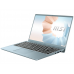 MSI Modern 14 Intel Core i7-1165G7 2.8GHz,14" FHD (1920x1080) IPS AG,16Gb DDR4-3200(1),512Gb SSD,nVidia MX450 2Gb GDDR5,52Wh,Kbd Backlit,1.3kg,1y,Blue Stone,Win10 (B11SB-410RU-BS71165U16GXXDX10SH) - 9S7-14D212-410